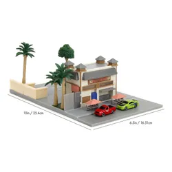 Zestaw pojazdów JADA TOYS Szybcy i wściekli Nano Scene Kawiarnia Toretto 9334914314R00