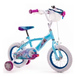 Rower dziecięcy HUFFY Disney Kraina Lodu 12 cali dla dziewczynki Niebieski