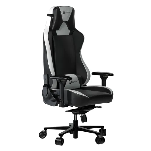 Fotel Lorgar Base 311 Gamingowy do 150kg Skóra ECO Czarno-biały