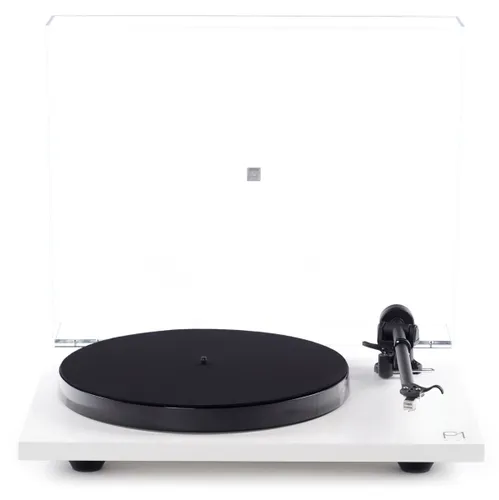 Gramofon REGA Planar 1 Plus Biały, Manualny,Napęd paskowy,Wkładka Rega,Pokrywa w zestawie,Prędkość odtw. 33 1/3,45 obr./min