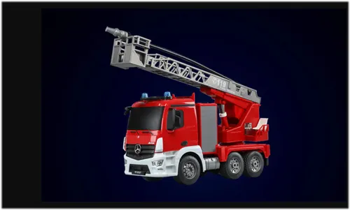 Zdalnie sterowany samochód COIL wóz strażacki Mercedes straż pożarna auto RC pilot LED