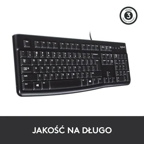 Klawiatura membranowa Logitech K120 Czarny