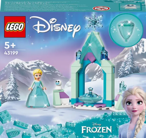 LEGO 43199 Disney Dziedziniec zamku Elsy
