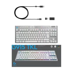 Клавиатура Logitech G915 TKL RGB Mechanical Tactile White 920-009664