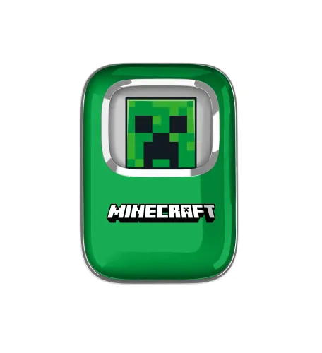 Słuchawki bezprzewodowe z mikrofonem OTL Technologies Minecraft Creeper Slide TWS Douszne Zielony