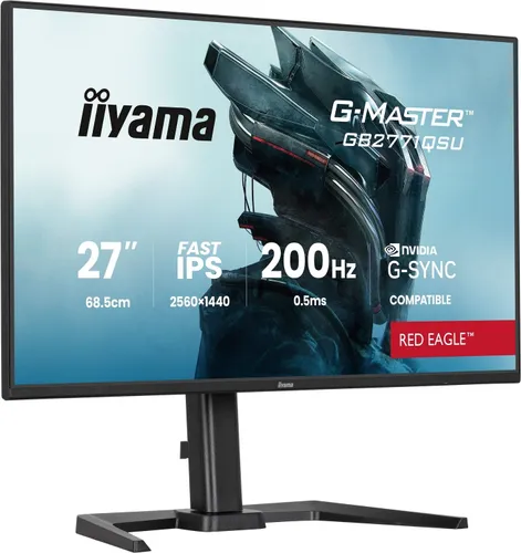 iiyama G-Master GB2771QSU-B1 Red Eagle - 200Hz | QHD | Fast IPS | 27''