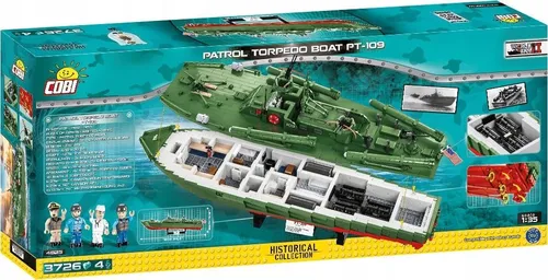 Cobi Historical Collection WWII Patrol Torpedo Boat PT-109 (4825)