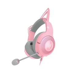 Проводные наушники с микрофоном Razer Kraken Kitty V2 Quartz