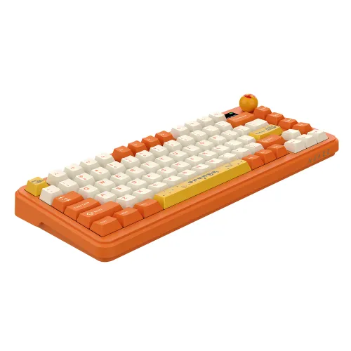 Klawiatura mechaniczna Ajazz AK820 MAX Plus Avocado Switch Pomarańczowy