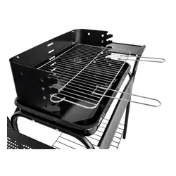 Grill ogrodowy metalowe półki regulacja rusztu koła MultiGarden