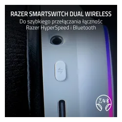 Słuchawki bezprzewodowe z mikrofonem Razer Barracuda X Chroma Nauszne Biały