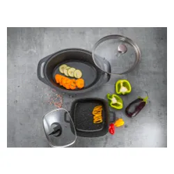 Garnek aluminiowy z pokrywką FLORINA CHEF 5,8 l