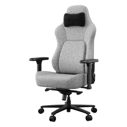 Fotel Anda Seat Phantom 4 L Pro Gray Fabric Gamingowy do 100kg Tkanina Szary