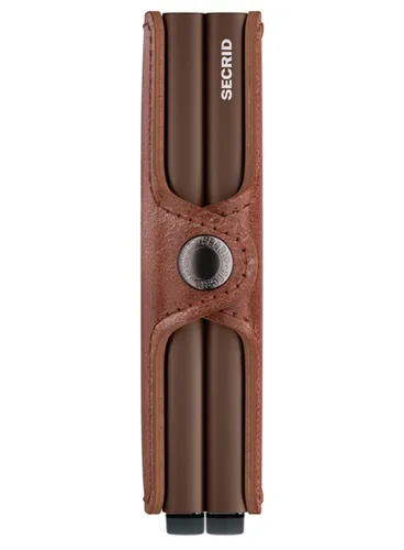 Podwójny portfel RFID Secrid Twinwallet Vintage - cognac / brown