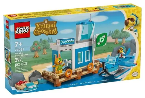 LEGO Animal Crossing 77051 полет с Dodo Airlines