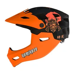 Kask KAMIKAZE Ronin Pomarańczowy Full Face (rozmiar M)