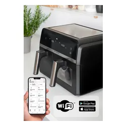 Air Fryer Frytkownica beztłuszczowa MOZANO Duofry Unlimited 9l WI-FI 8 Programów