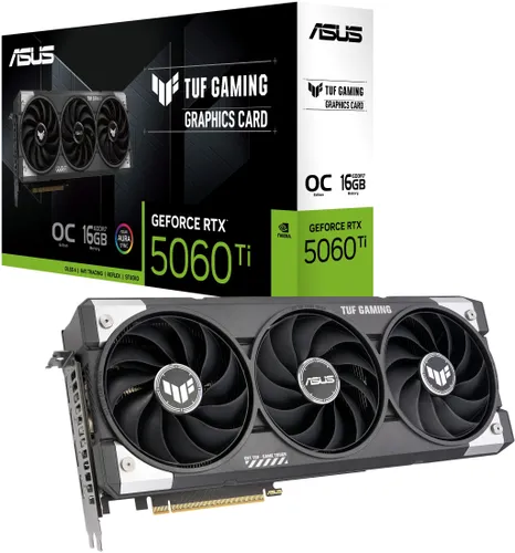 Karta graficzna ASUS TUF Gaming GeForce RTX 5060 Ti OC Edition 16GB DLSS 4