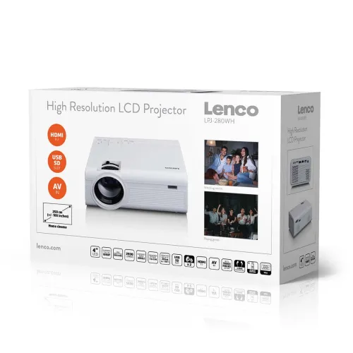 Projektor Lenco LPJ-280WH Full HD