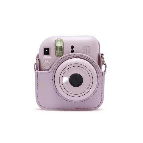 Камера Fujifilm Instax Mini 12 (фиолетовый) + чехол + альбом