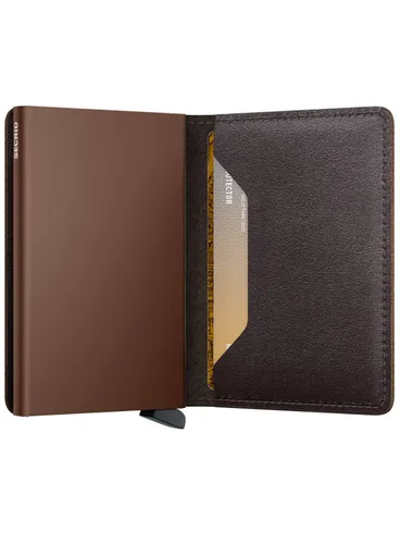 Mały portfel RFID Slimwallet Secrid Original - chocolate