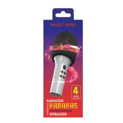 Mikrofon z głośnikiem Bluetooth Music Hero MHMICPARTYK Karaoke 4w1 3W