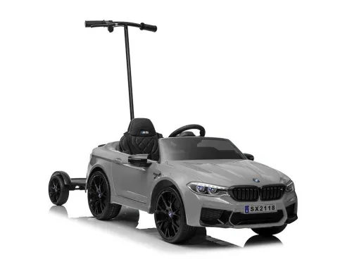 Auto Na Akumulator Dla Dziecka I Rodzica Bmw M5 Lakier Pilot Skóra Eva LED MP3