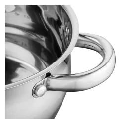 Garnek ze stali nierdzewnej z pokrywką FLORINA OLIVER 2,5 l