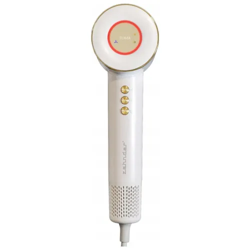 Suszarka do włosów Zehnder Flavia Jonizacja Dyfuzor Zimny nawiew 1600W 3 prędkości 3 temperatury Biały