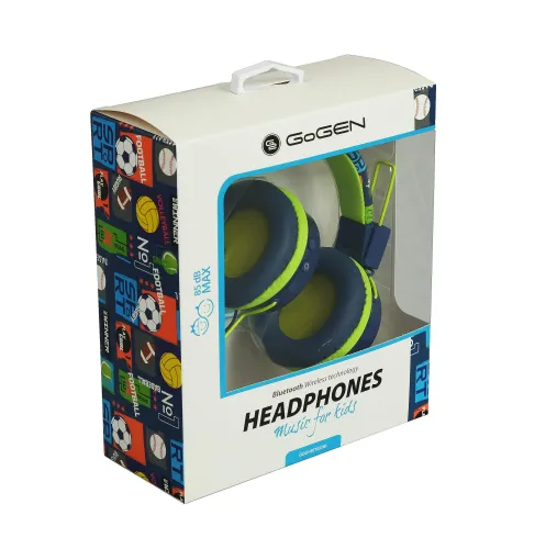 Słuchawki bezprzewodowe GoGEN HBTM 32BL Nauszne Bluetooth 4.2 Dla dzieci Niebieski