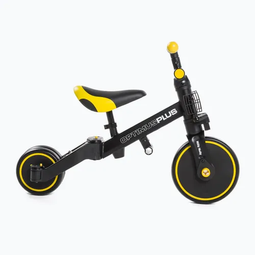 Rowerek biegowy trójkołowy Milly Mally 4w1 Optimus Plus black