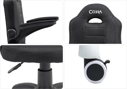Fotel COBRA Junior Pro CRF2306 7.1T Czarny