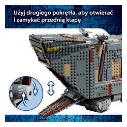 LEGO 75453 Star Wars: Мандалорский песчаный краулер джавов, набор кубиков 14+