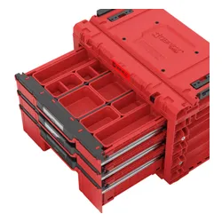 Skrzynka narzędziowa QBRICK System Prime Drawer 3 Toolbox Expert Red Ultra HD