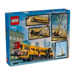 Конструктор LEGO City 60409 желтый подвижный кран