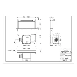 Okap blatowy Faber Fabula Evo BK 60 Czarny