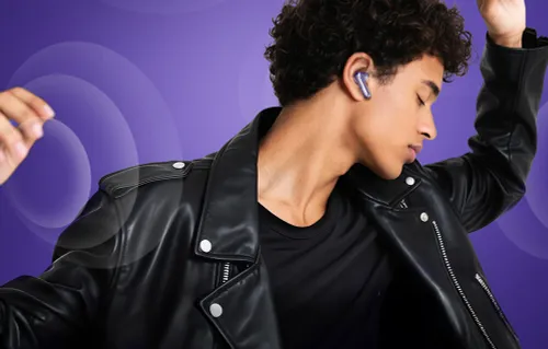 Słuchawki dokanałowe QCY MeloBuds N70 TWS Złoty