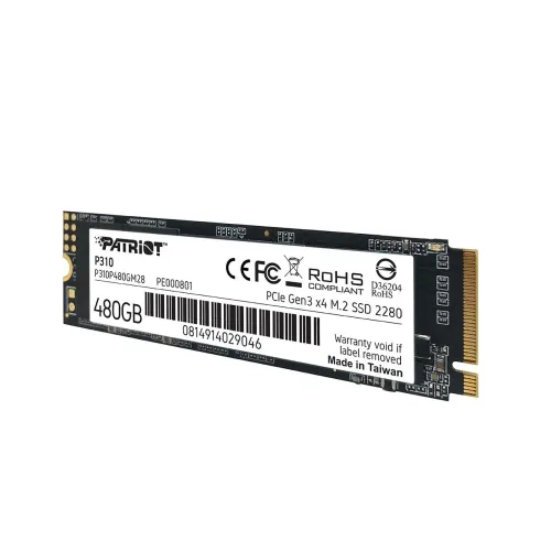 Dysk Patriot P310 480GB PCIe Gen3 x4