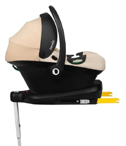 Fotelik samochodowy LIONELO Astrid i-Size z bazą Isofix 40-87 cm (0-13 kg) Beżowy