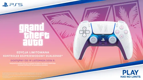Pad Sony DualSense Grand Theft Auto VI Edycja Limitowana Biały do PS5 Bezprzewodowy