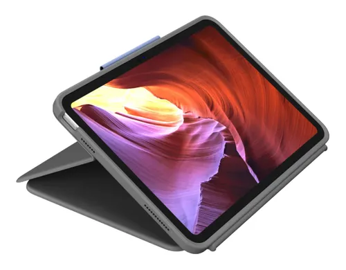Etui na iPad LOGITECH Rugged Folio Szary Klawiatura