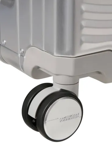 Walizka duża American Tourister Soundbox Alu - silver