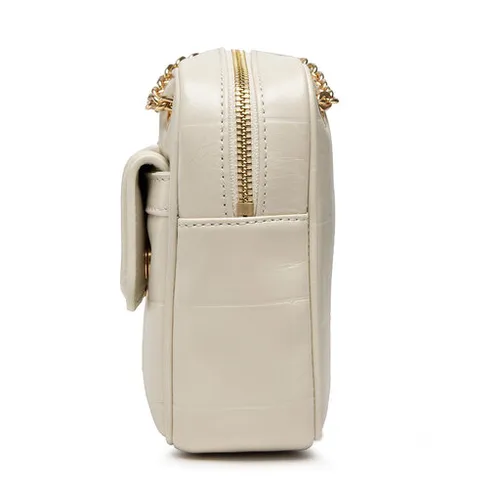 Geanta Patrizia Pepe 8b0067 / L046-W338 alb murdar