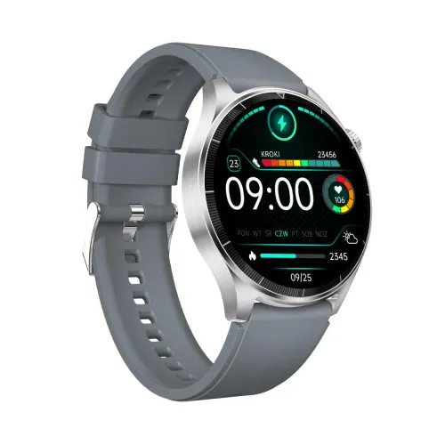 Smartwatch Forever Grand SW-710 46mm Srebrny