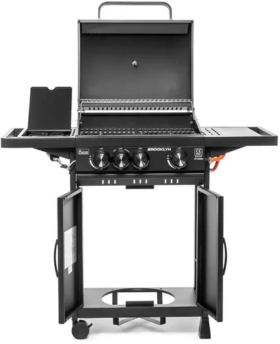 Grill gazowy ACTIVA Brooklyn 19741GB 8.4 + 2.8 kW 52 x 38 cm