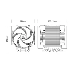 Chłodzenie CPU ARCTIC Freezer 4U-M Rev. 2