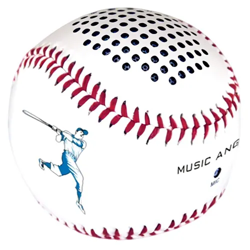 Głośnik mobilny MUSIC ANGEL Piłka do baseball Biały