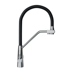 Bateria Globalo Olintio Black/Inox 1.1 Czarno-stalowy Stal szlachetna