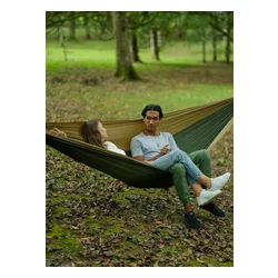 Hamak turystyczny Ticket To The Moon King Size Hammock - army green/brown