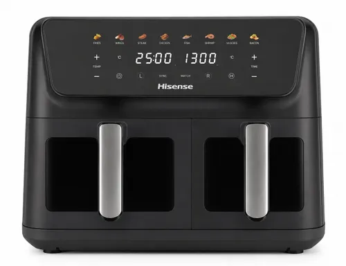 Air Fryer Frytkownica beztłuszczowa HISENSE HAF3300DHCD 11l z podwójnym koszem